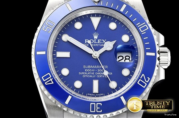 0509 HighQuality ROLSUB0257 – Submariner 116619LN SS SS Blue JF Asia 1031